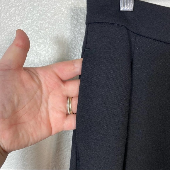 DSQUARED2 Womens High Waisted Wide Leg Trouser Pant in Black Size medium - Picture 6 of 13